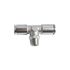 Metal Pu Fitting T-joint 10mm 1/4' M